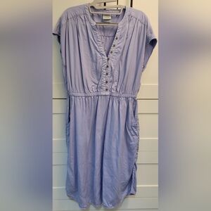 Prana Light Blue/Purple Midi Dress